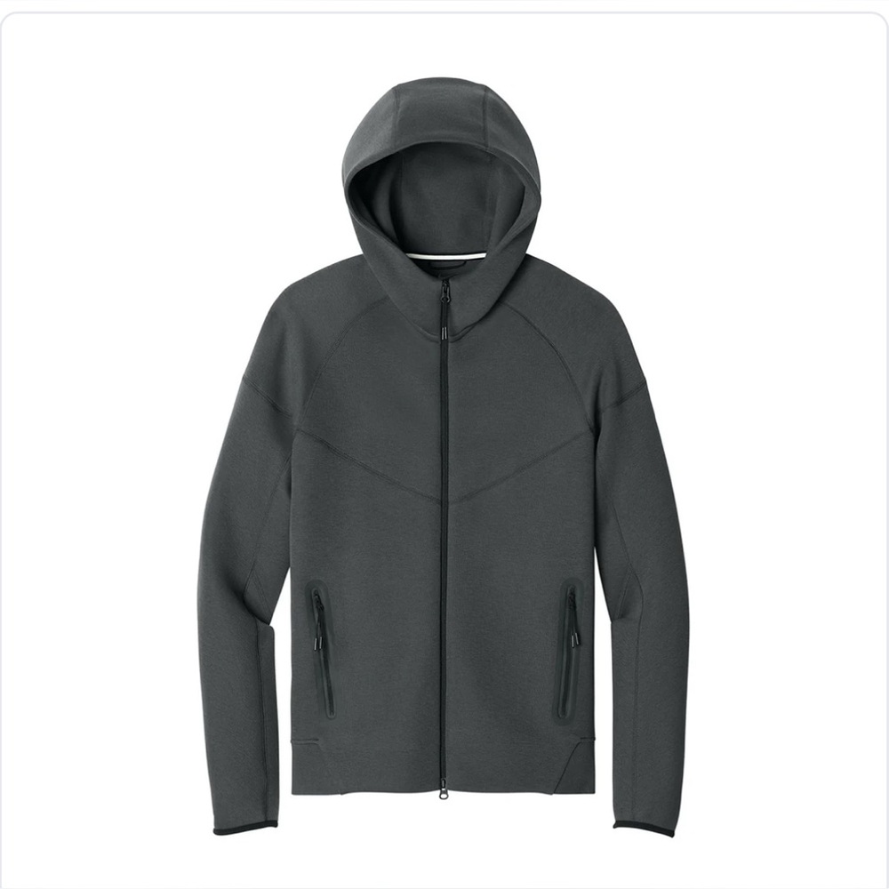 Nike Men’s Medium Sportswear Tech Fleece Windrunner Full-Zip Hoodie - Charcoal